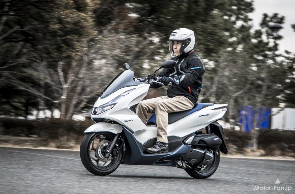 「「もはや125ccスクーターではない」モーター駆動をプラスしたハイブリッドスクーター、新型PCX e:HEV。｜ホンダ」の13枚目の画像