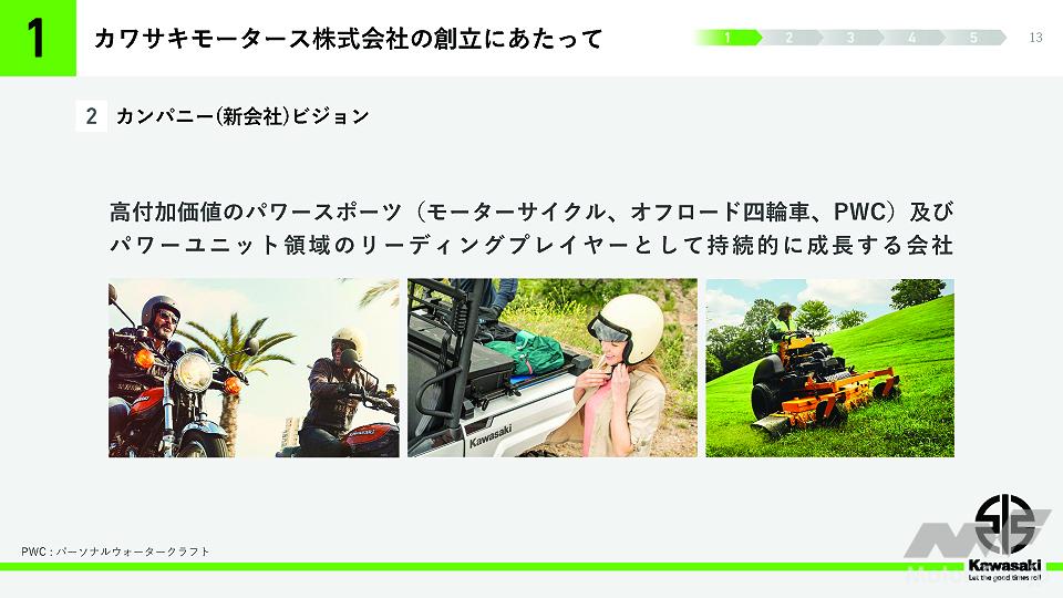 「KAWASAKIが大きく変わった！ 川崎重工業の分社化で新会社「カワサキモータース株式会社」誕生。」の22枚目の画像