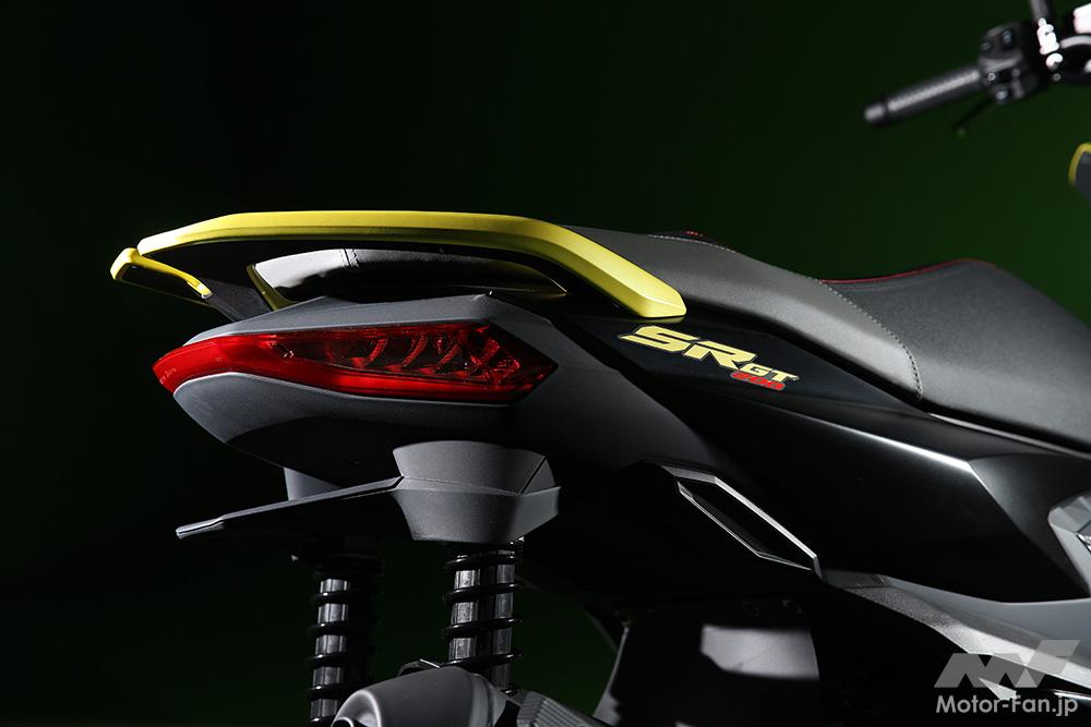 「SR GT 200/125｜アプリリアがカラフルな新型スクーターを発表！ 排気量は174cc＆125cc【EICMA 2021】」の27枚目の画像