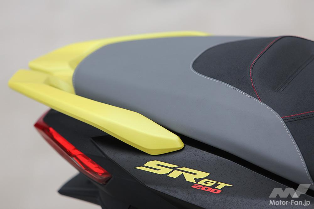 「SR GT 200/125｜アプリリアがカラフルな新型スクーターを発表！ 排気量は174cc＆125cc【EICMA 2021】」の30枚目の画像