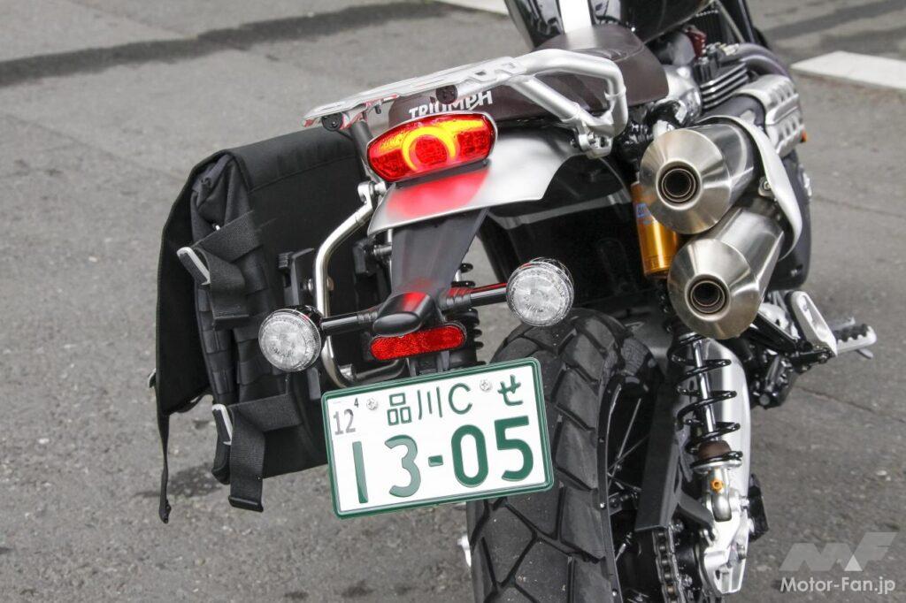 「けっこうデカい！ずっしり系。トライアンフ ・スクランブラー1200XCは、男のためのタフネスバイクだ。」の30枚目の画像