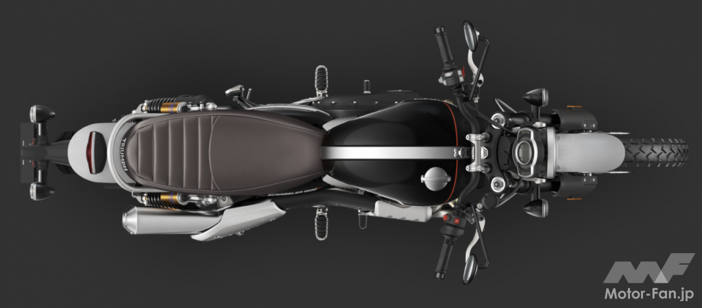 「けっこうデカい！ずっしり系。トライアンフ ・スクランブラー1200XCは、男のためのタフネスバイクだ。」の31枚目の画像