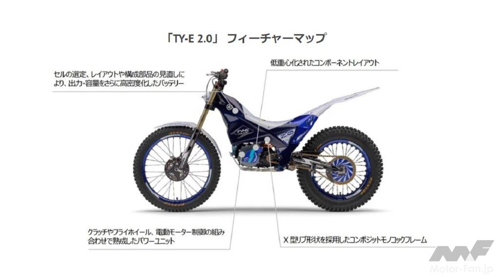 ヤマハ・電動トライアルバイク 「TY-E 2.0」