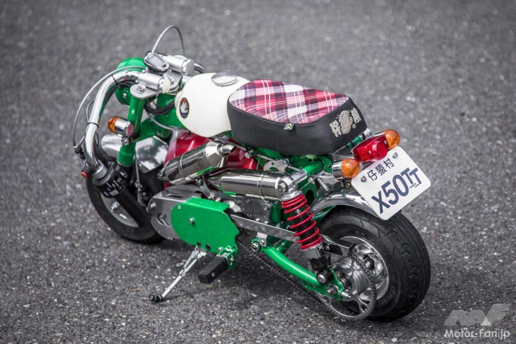 「エンジン２基積みで50cc!?　めちゃ小さいけどちゃんとバイク、「仔猿（コザル）」に「X50TT」が登場です。」の10枚目の画像