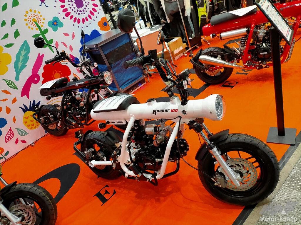 「不思議な形の原付バイク、ガンナーに125ccモデルが新登場｜東京モーターサイクルショー2022」の5枚目の画像