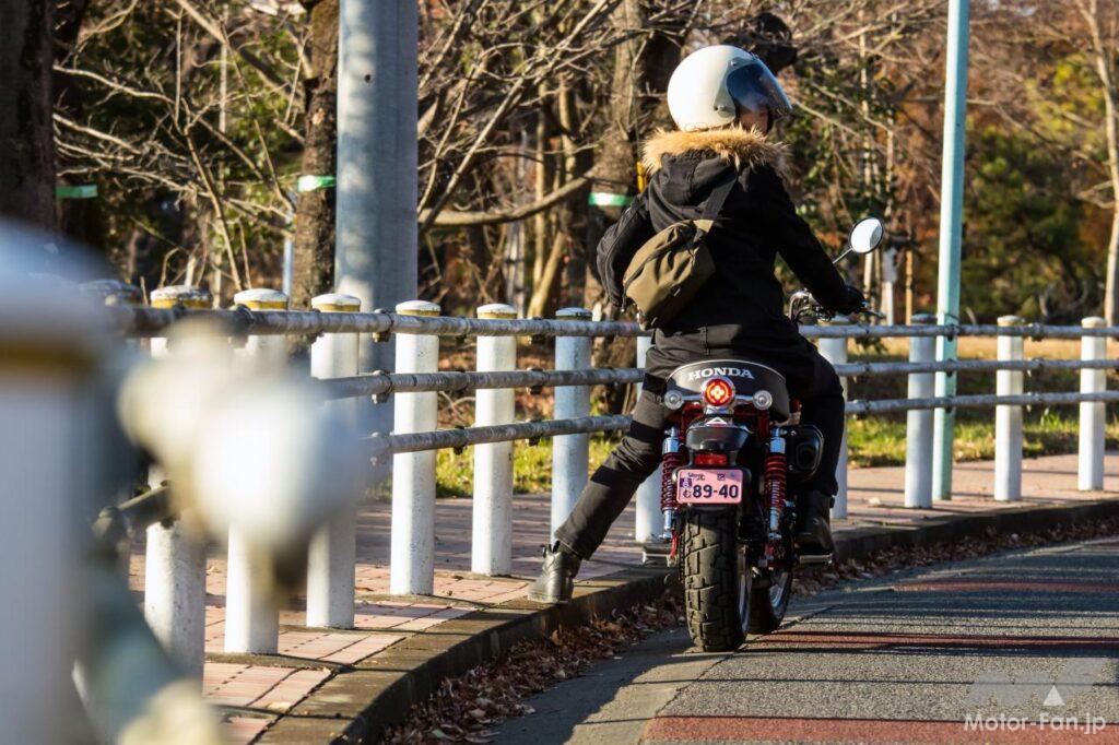 「【東京・奥多摩ツーリング／番外編 ホンダ・モンキー試乗記】 村上菜つみのバイクでカフェめぐり」の22枚目の画像