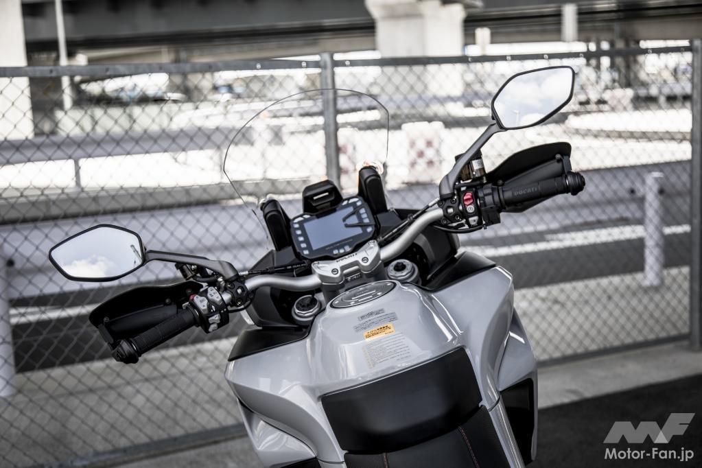 「ドゥカティ・ムルティストラーダ950S試乗｜足つき性はなかなかアレだが、エンジン＆電子制御が秀逸な大人の旅バイクである。」の24枚目の画像