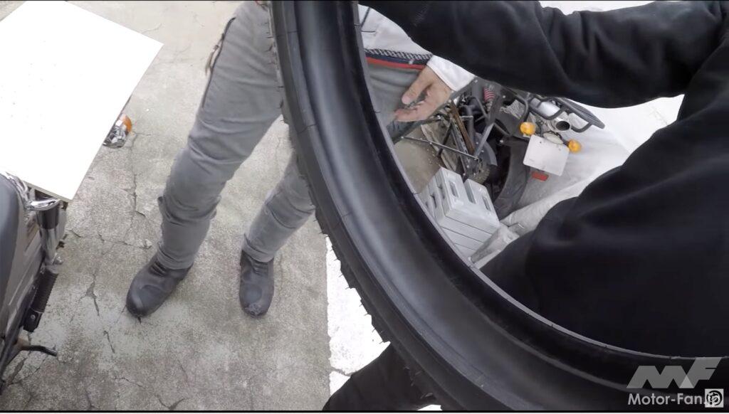 動画 モトチャンプtv パンクしない しづらい タイヤ スーパーカブで試してみた Motor Fan Bikes モーターファンバイクス