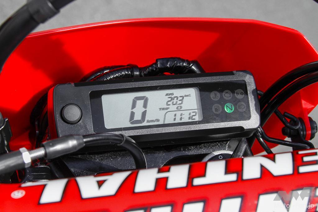「レーサー直系・ホンダCRF450Lに乗って分かったこと→ バイクにとって軽量ボディ絶対正義である。【車重131kg】」の21枚目の画像