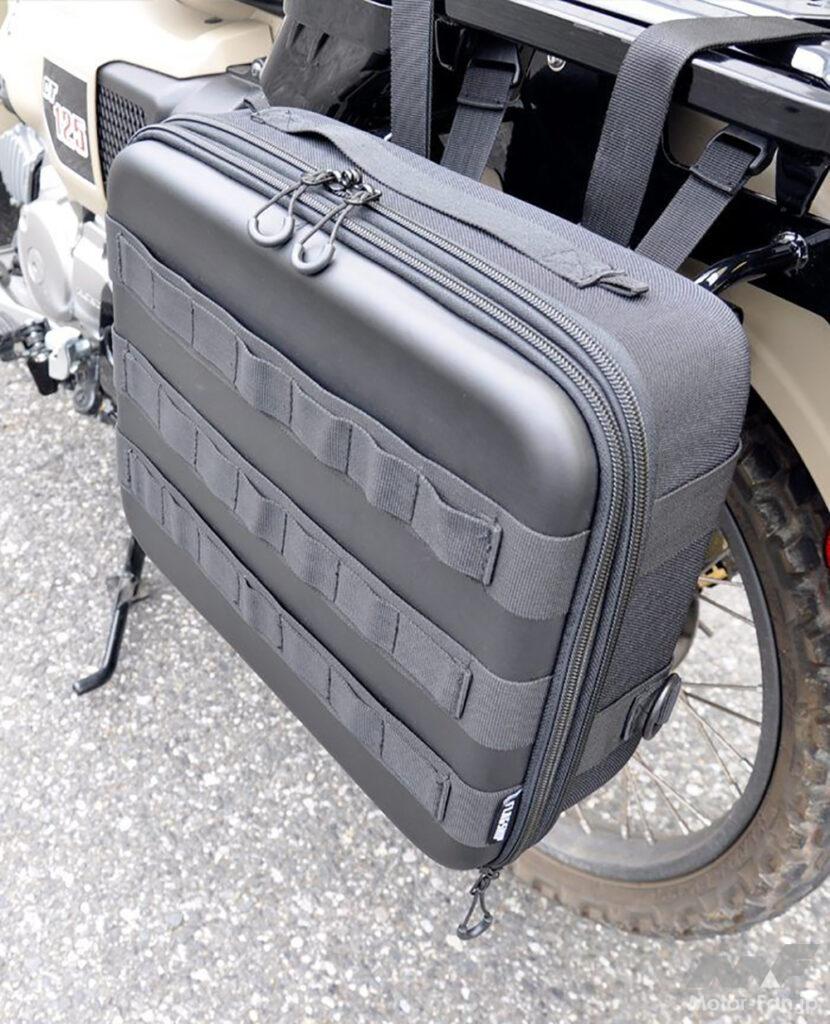 「レジャーにもビジネスにも使えるバッグ｜ホンダCT125ハンターカブ専用サイドバッグ」の3枚目の画像