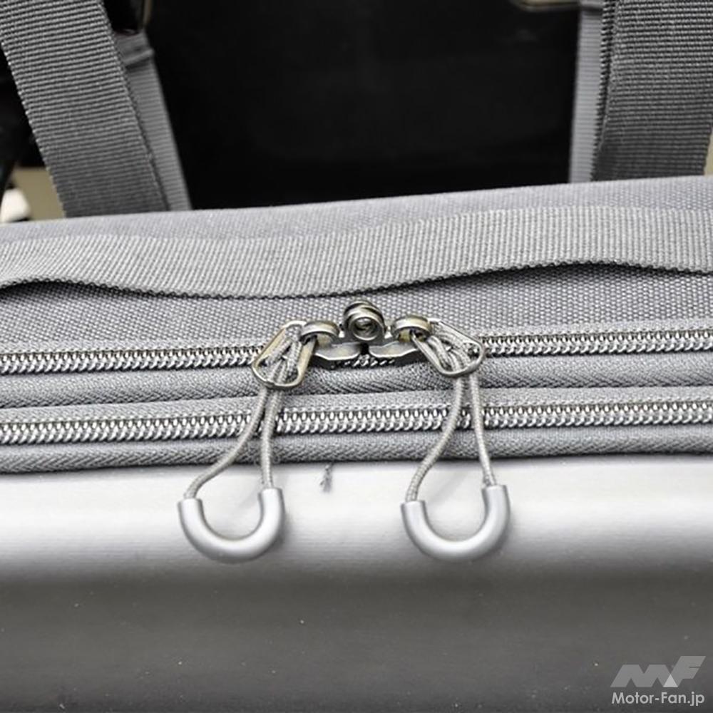 「レジャーにもビジネスにも使えるバッグ｜ホンダCT125ハンターカブ専用サイドバッグ」の8枚目の画像