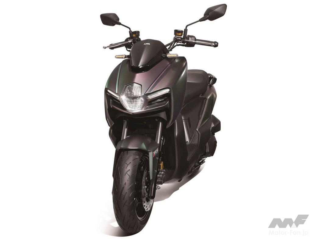 「トレンドのクロスオーバー系スクーター、台湾のSYM「MMBCU」を初公開【EICMA2022】」の3枚目の画像