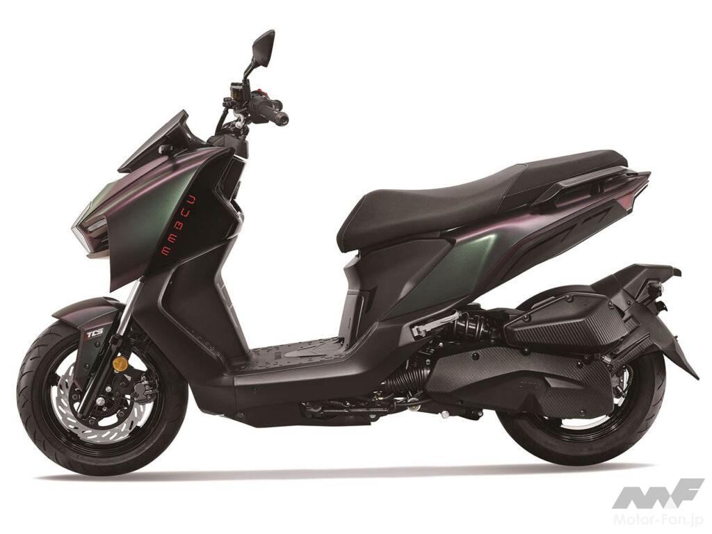 「トレンドのクロスオーバー系スクーター、台湾のSYM「MMBCU」を初公開【EICMA2022】」の5枚目の画像