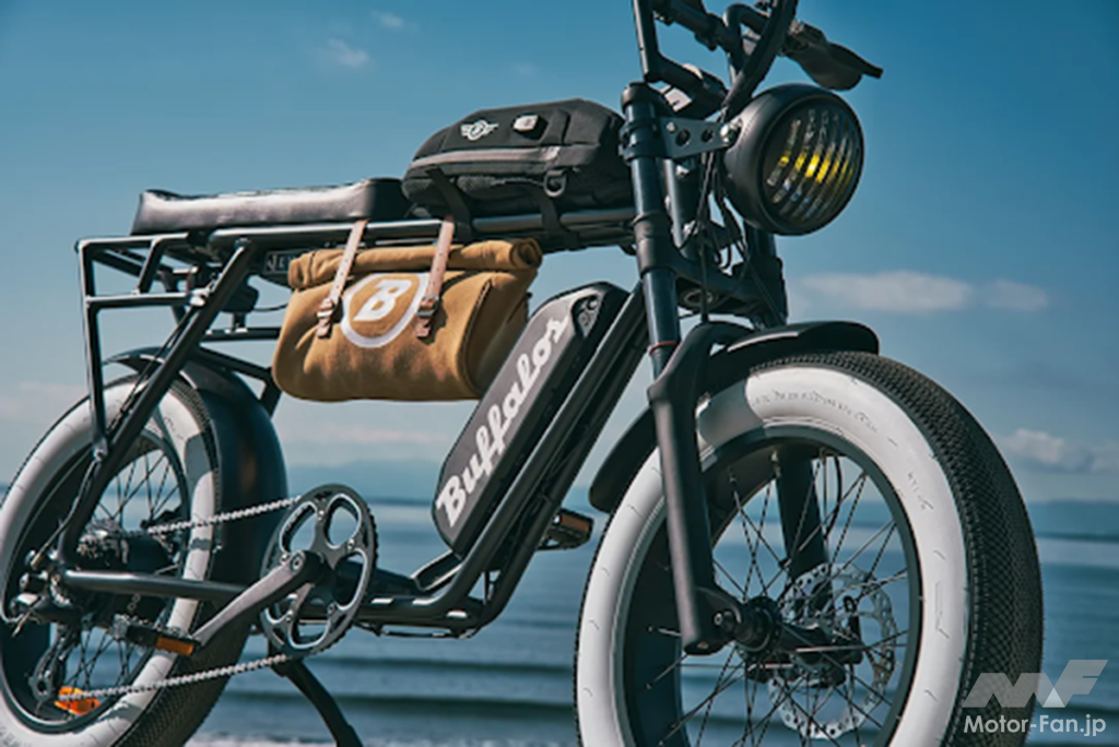 ビンテージバイクルックな電動自転車、しかも10万円以下。超個性派 ...