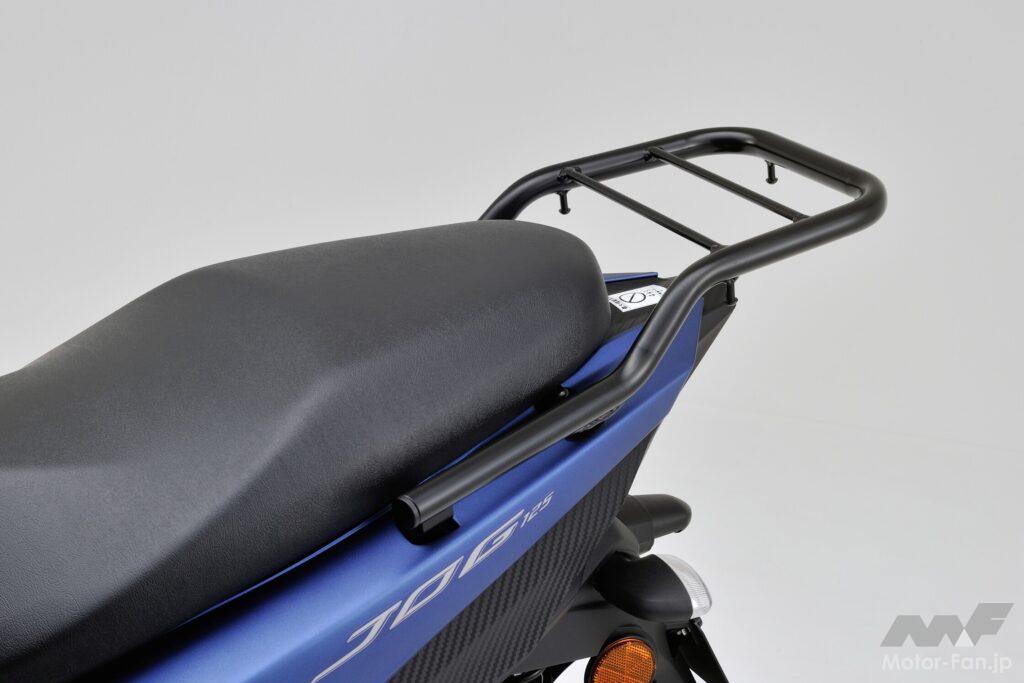 「ヤマハの新型125ccスクーター、JOG125の“収納”をサポートする便利アイテム！」の3枚目の画像