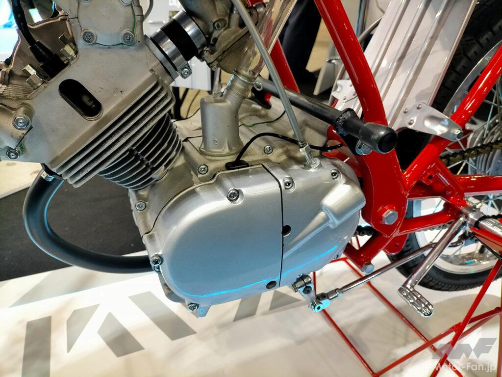 「東京オートサロン会場で見つけたバイクねた｜金属3DプリンターでCR110カブレーシング用エンジン部品を製作【東京オートサロン2023】」の7枚目の画像