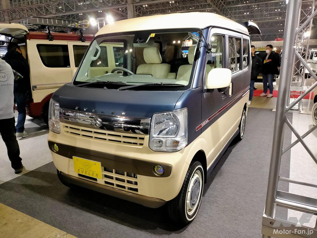 「軽バンに「ホンダ・モトコンポ」を2台積んでキャンプに行く。スズキ・エブリイの車中泊仕様【東京オートサロン2023】」の7枚目の画像