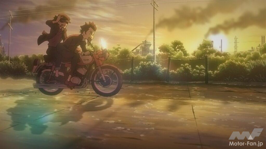 「スーパーカブをはじめ、実在のバイクが多数登場!!　ルパン少年が「ルパン三世」になるストーリーを描く『LUPIN ZERO』はバイクファンも必見だ！」の20枚目の画像