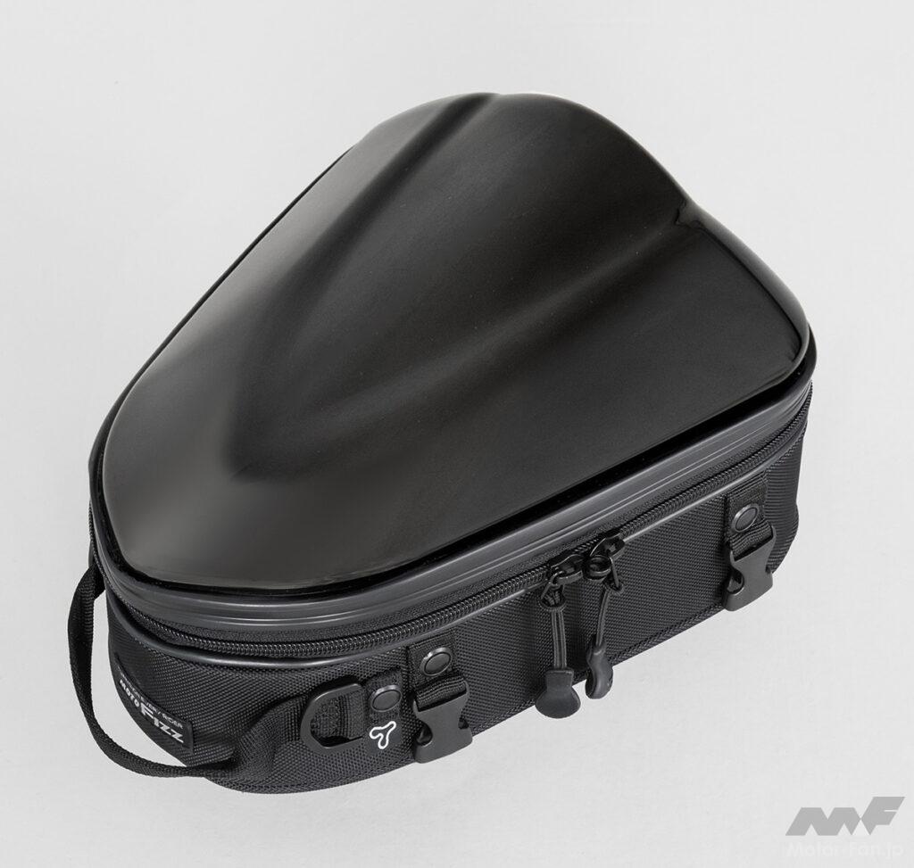 「このシートバッグ、取付ベルトがピロピロ、ピラピラしないのが良い。「Tベルトストッパー」新採用のタナックス・シェルシートバッグ2」の4枚目の画像