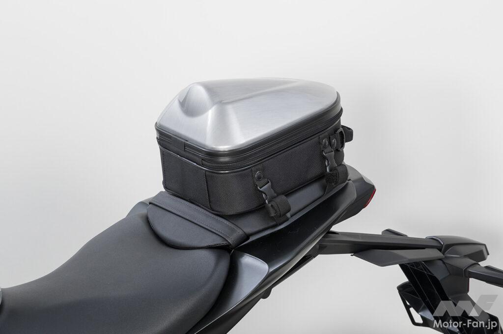 「このシートバッグ、取付ベルトがピロピロ、ピラピラしないのが良い。「Tベルトストッパー」新採用のタナックス・シェルシートバッグ2」の10枚目の画像