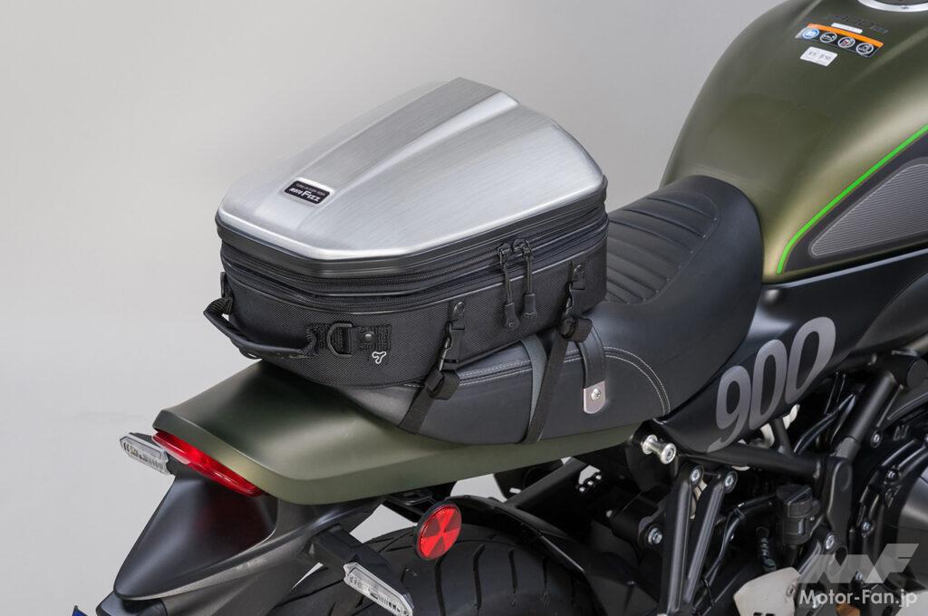 「このシートバッグ、取付ベルトがピロピロ、ピラピラしないのが良い。「Tベルトストッパー」新採用のタナックス・シェルシートバッグ2」の1枚目の画像