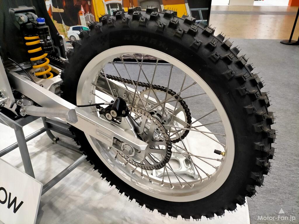 「電動だから静かに乗れる、遊べる！　電動オフロードバイク「GOWOW ORI」はIPX7の耐水性＆耐塵性を両立｜大阪・東京モーターサイクルショー2023」の2枚目の画像