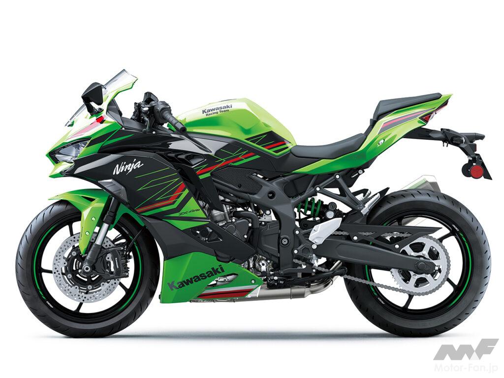 「これは良き400cc！　カワサキの新型４気筒 Ninja ZX-4RR KRT EDITION／Ninja ZX-4R SEを解説【スタイリング・装備編】」の5枚目の画像