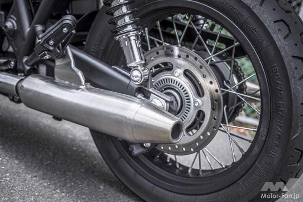 「バーチカルツインのシンプル系バイク、クロムウェル1200試乗記｜ボンネビルT120を標榜したBRIXTONのフラッグシップモデル」の21枚目の画像