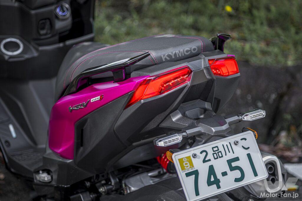 「走りは超キビキビ、色はハデハデ！ 排気量175ccの街に程よいスクーター、KRV180TCS｜キムコ」の21枚目の画像