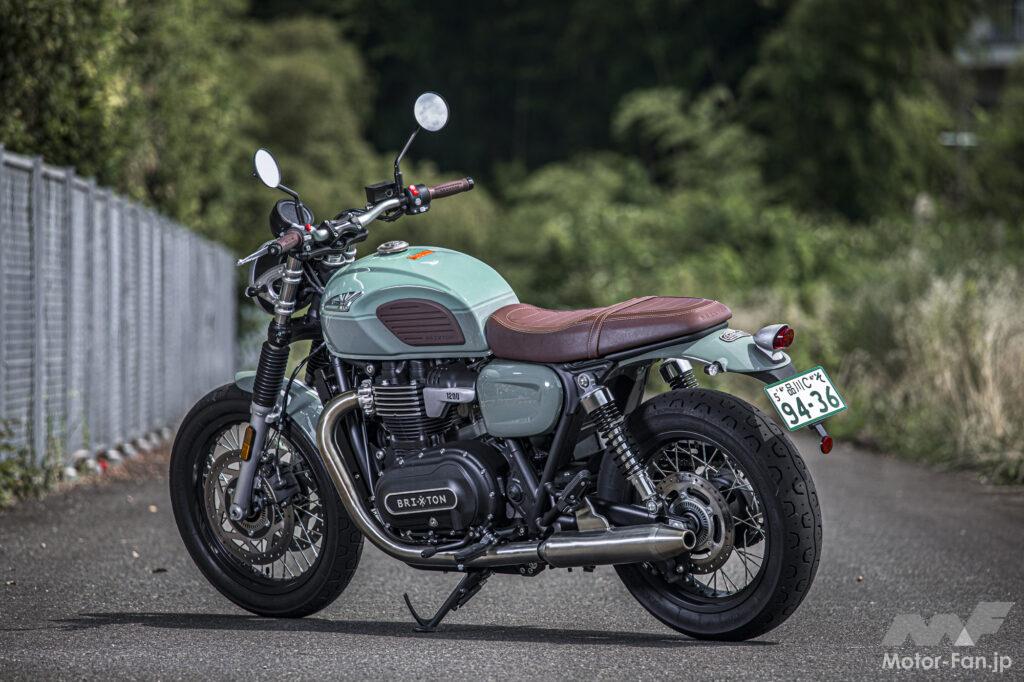 「バーチカルツインのシンプル系バイク、クロムウェル1200試乗記｜ボンネビルT120を標榜したBRIXTONのフラッグシップモデル」の3枚目の画像