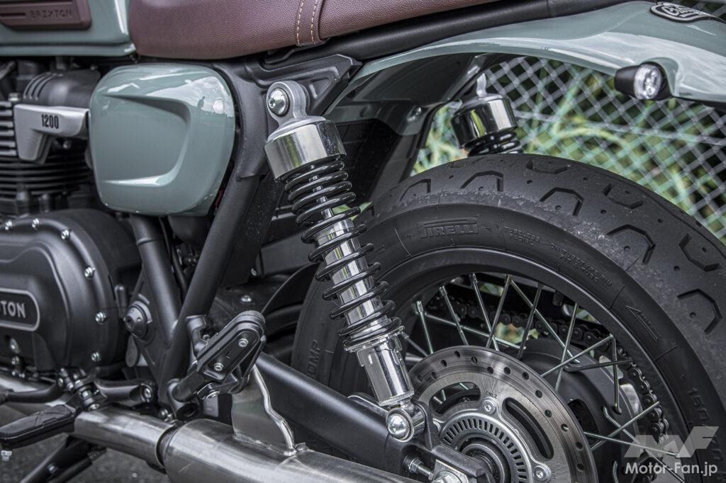 「バーチカルツインのシンプル系バイク、クロムウェル1200試乗記｜ボンネビルT120を標榜したBRIXTONのフラッグシップモデル」の29枚目の画像