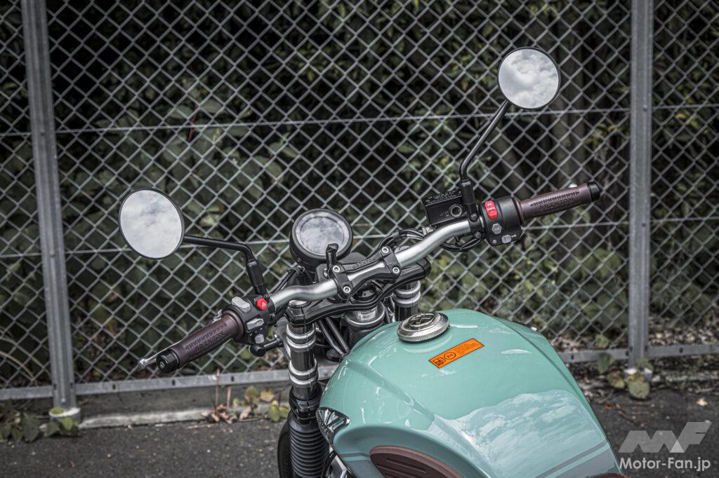 「バーチカルツインのシンプル系バイク、クロムウェル1200試乗記｜ボンネビルT120を標榜したBRIXTONのフラッグシップモデル」の23枚目の画像