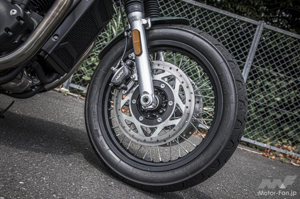「バーチカルツインのシンプル系バイク、クロムウェル1200試乗記｜ボンネビルT120を標榜したBRIXTONのフラッグシップモデル」の16枚目の画像
