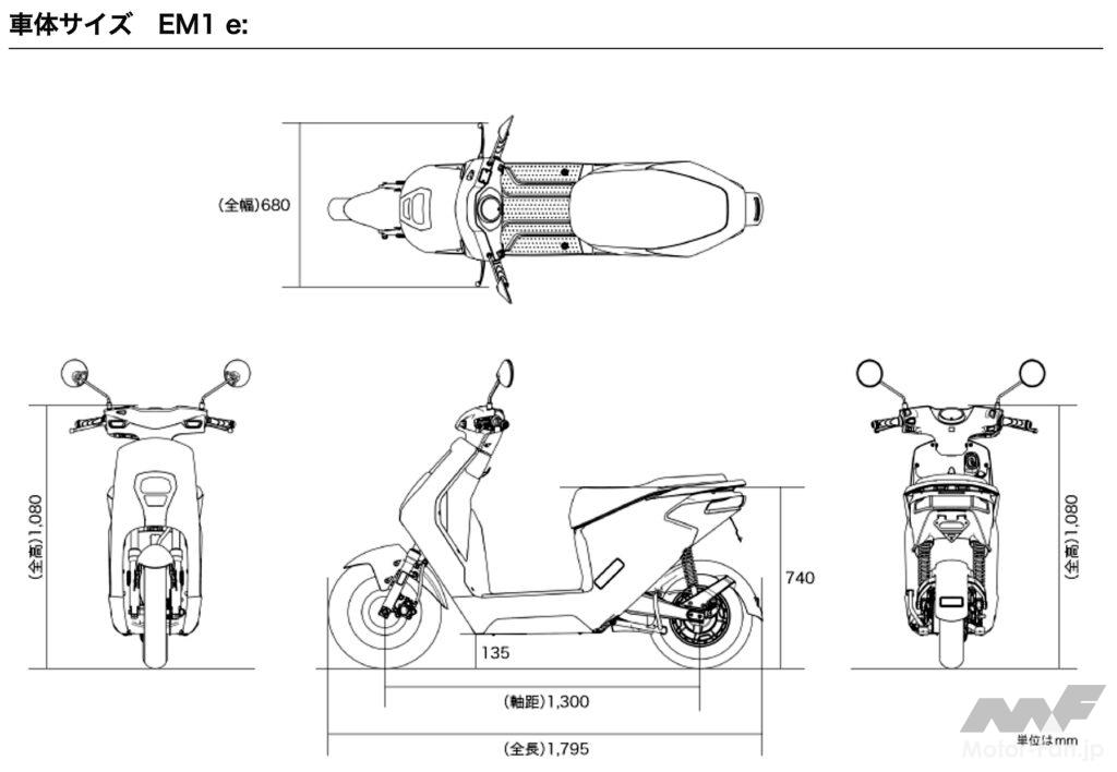 「ホンダの新型電動スクーター「EM1 e:」 、航続距離は”ロードパル”、乗り味は”優しい”。」の33枚目の画像