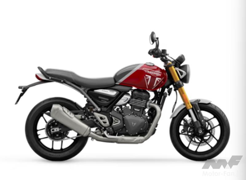 「トライアンフから待望の400ccモデル！　SPEED 400、SCRAMBLER 400 Xの価格が発表に」の1枚目の画像