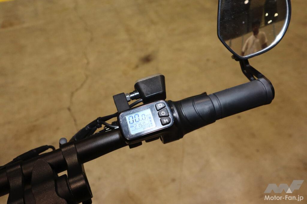 原付と自転車に早変わりする電動モペット