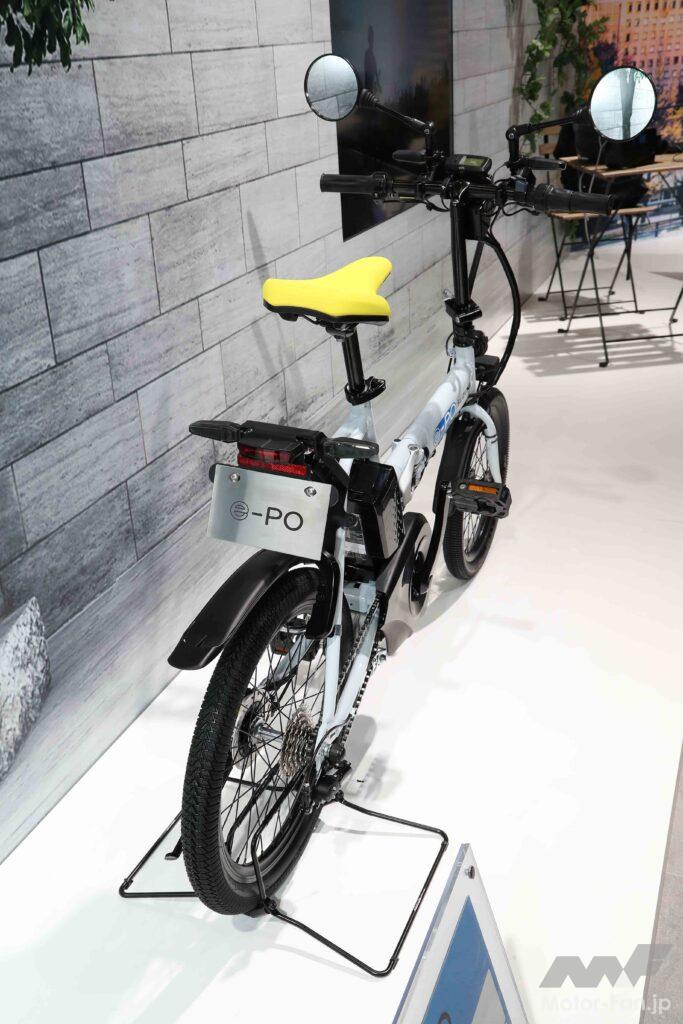 「電動アシスト自転車みたいなスズキの新原付一種｜「e-PO（イーポ）」は、新しいモビリティの形かも。【ジャパンモビリティショー2023】」の4枚目の画像