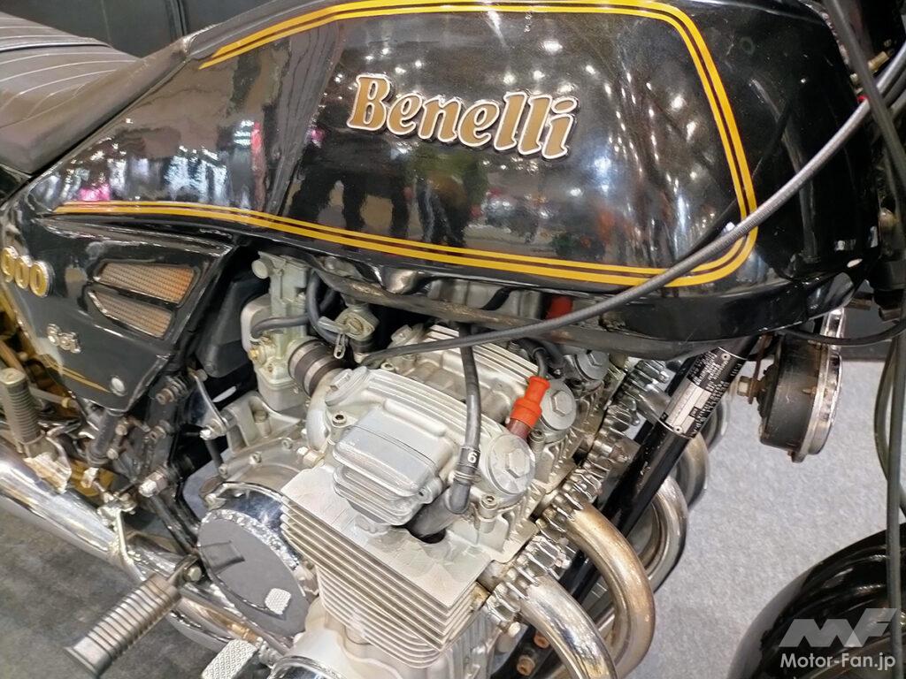 「906cc 6気筒のベネリ「900sei」、1979年に発売したモデルを展示｜ライバルは日本のCBX1000やZ1300｜モーターサイクルショー2024」の5枚目の画像