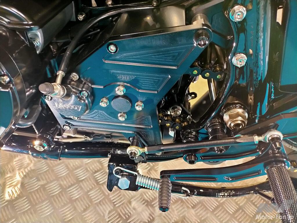 「タレント・ユージ氏の情熱を具現化！　前後にナイトロン製サスを採用したカワサキZ1000MKⅡの超贅沢なフルカスタム｜モーターサイクルショー2024」の13枚目の画像