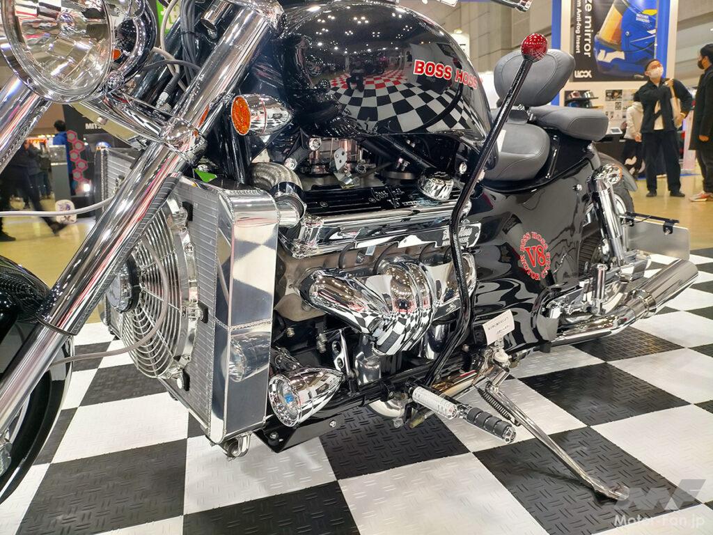「5,730cc、V型8気筒OHVエンジンのバイク。乾燥重量は498kg！　米国のBOSS HOSS（ボスホス）｜モーターサイクルショー2024」の14枚目の画像