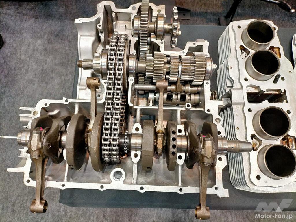 「伝説の4気筒車・ホンダCB750FOURのエンジンを解剖！　RCレーサー継承のショートストローク型DOHC4バルブではなく、ロングストローク型SOHC2バルブを選択、その訳は？」の3枚目の画像