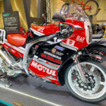 「“ポップ・ヨシムラ”が手掛けた世界初の集合管を装着したホンダ ドリームCB750FOURレーサー。1986年デイトナ＆8耐出場のヨシムラスズキGSX-R750もあり｜モーターサイクルショー2024」の10枚目の画像ギャラリーへのリンク