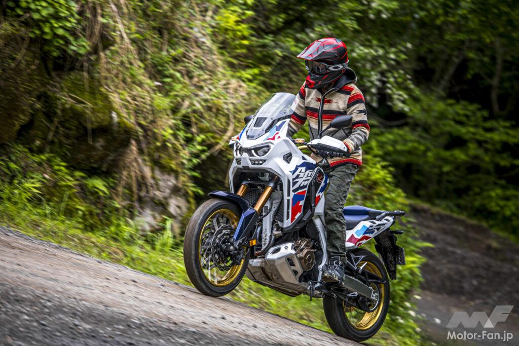 「試乗記｜19インチに生まれ変わった「CRF1100Lアフリカツイン アドベンチャースポーツESデュアルクラッチ」で、オフロードを走ってみた。」の17枚目の画像