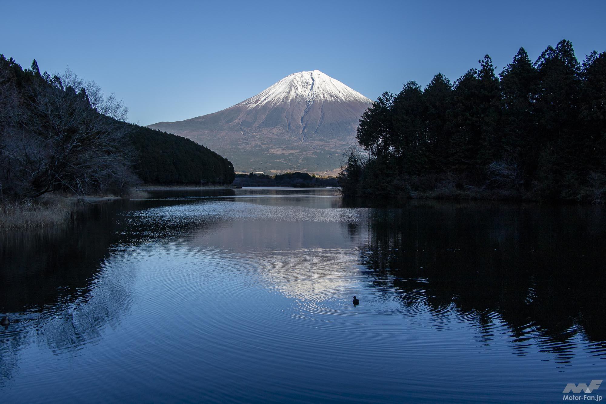 「【静岡県富士宮市】バイクで行きたいツーリングスポット｜田貫湖の絶景。」の3枚めの画像