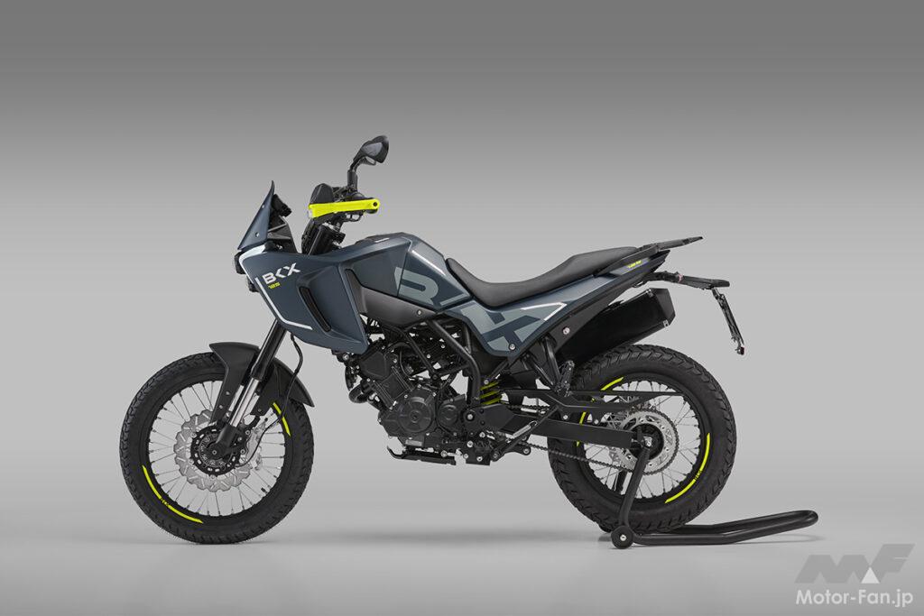 「ベネリから楽しそうな新型125ccが登場！　本格アンドベンチャー、BKX125｜EICMA2024」の1枚目の画像