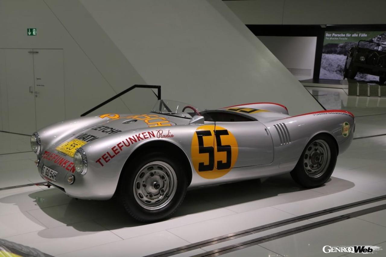 「【ポルシェ図鑑】「ポルシェ 550 / 1500RS スパイダー（1954）」ポルシェ初の純レーシングマシン。」の5枚目の画像