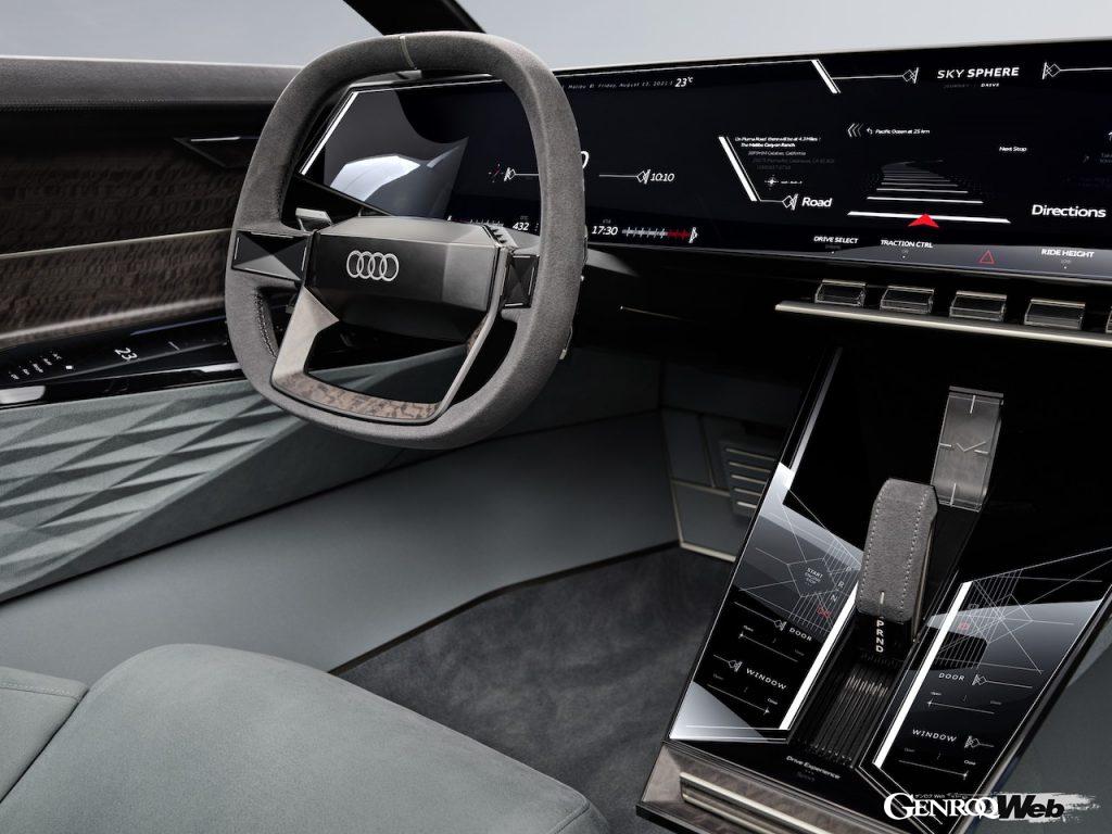 未来のアウディデザインと機能を示唆するコンセプトカー、「アウディ スカイスフィア」を発表
