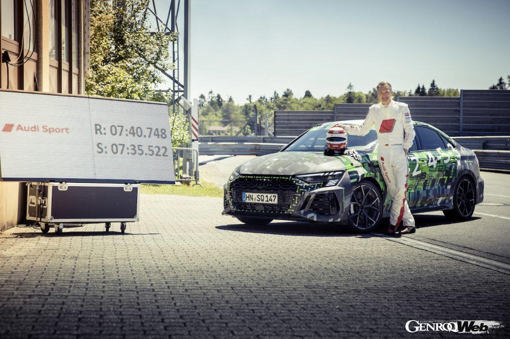 「アウディ RS 3がニュル最速の称号を獲得！ ルノー メガーヌの記録を4秒以上短縮 【動画】」の4枚目の画像
