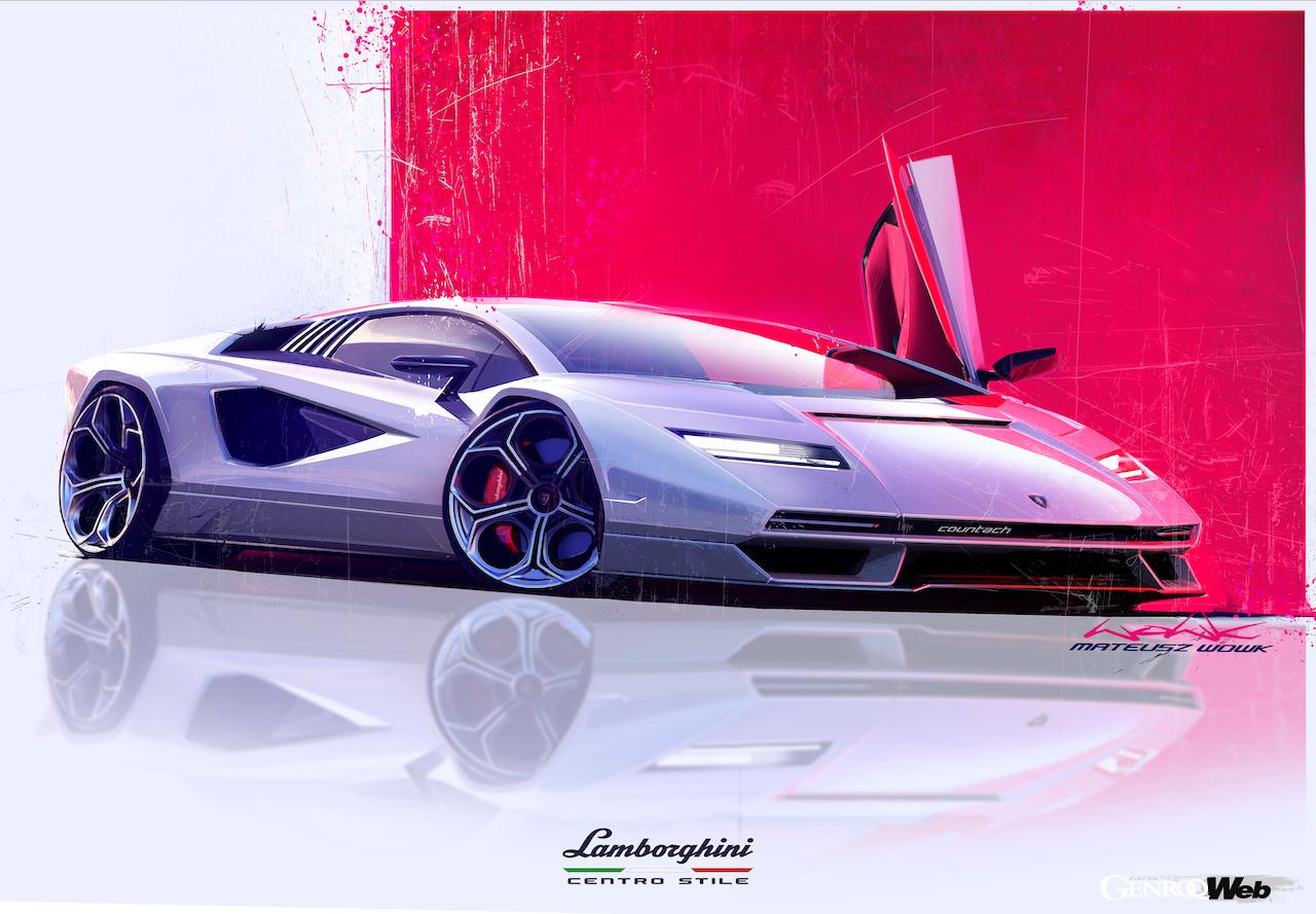 ランボルギーニ 新型カウンタックを発表 スーパーカーのアイコンが21世紀に復活 画像ギャラリー 4枚目 全74枚 Genroq Web ゲンロク ウェブ