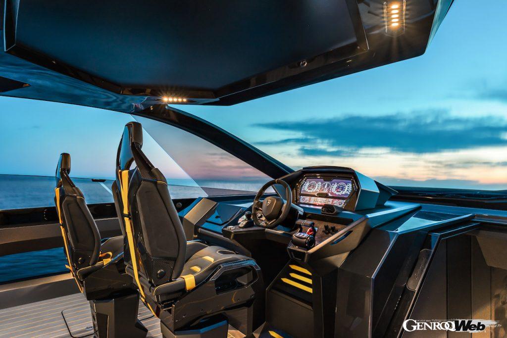 「ランボルギーニの豪華ヨットが完成！ 「海上を走るスーパーカー」の全貌に迫る」の18枚目の画像